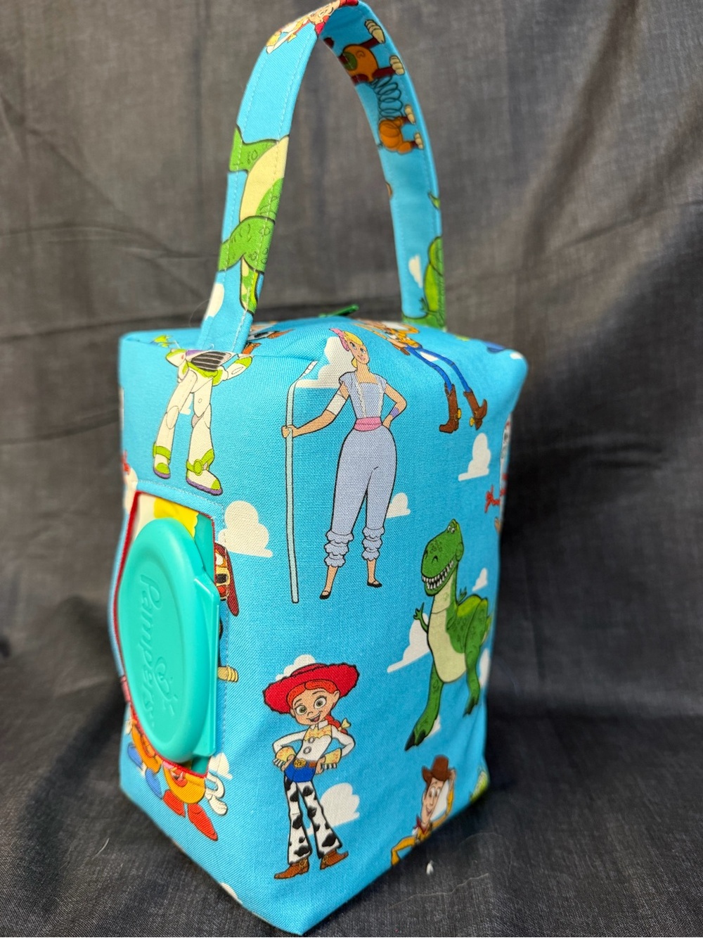 Kids Blue Toy Story Wipe Case with Handle